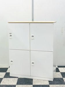 【天板付きロッカー】オカムラ製/レクトライン■ノートPC、書類収納におすすめ！