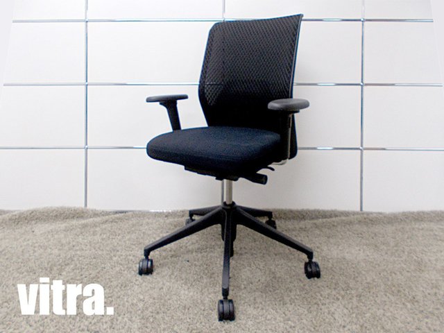 vitra/ヴィトラ　ID MESH オフィスチェア　ブラック　アントニオチッテリオ