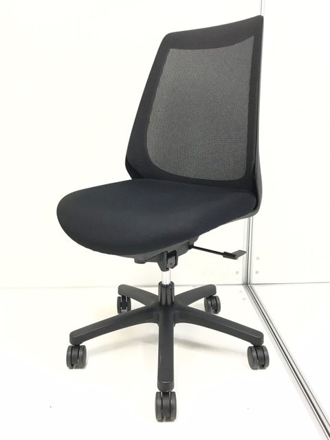 【中古】ノナ   イトーキ（ITOKI） 肘無ローバックチェア