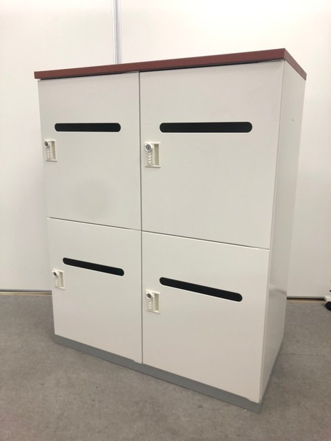 【中古】その他シリーズ  イナバ（INABA) 4人用更衣ロッカー