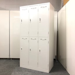 生興製　SLK-6　６人用ロッカー　ホワイト色　状態良好　おすすめ　レア　2段3列