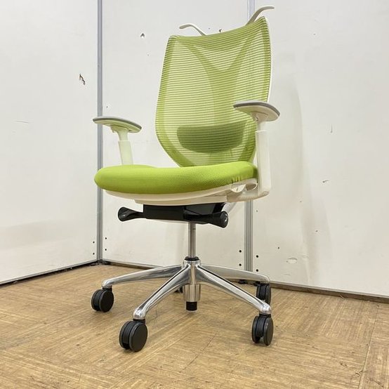 【中古】サブリナ   オカムラ（okamura） 肘付ハイバックチェア