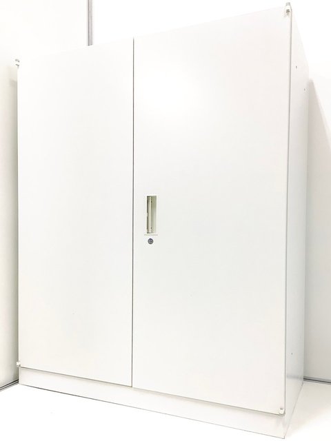 【中古】BEストレージ 5-849-0312 N ウチダ（UCHIDA) ローキャビネット／両開き