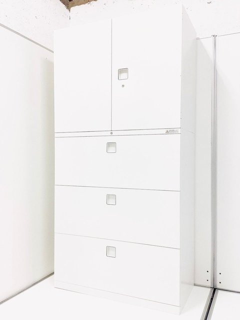 【中古】レクトライン  4BCG3ZC ZA75／4B311F ZA75 オカムラ（okamura） ローキャビネット／ラテラル