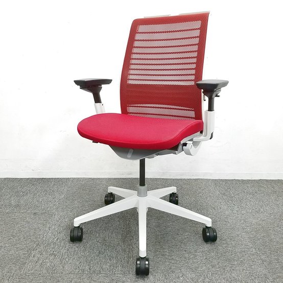 【中古】シンク2   Steelcase（スチールケース） 肘付ハイバックチェア