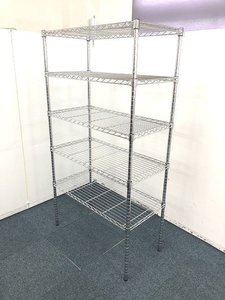 1台限定！！【天地五段アルミラックの入荷です！！アジャスタ―付きです！！】