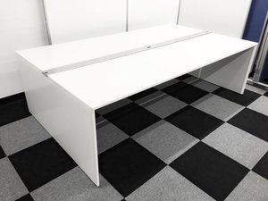 【天板ホワイト】【脚ホワイト】【イトーキ/インターリンク】【京都・滋賀】