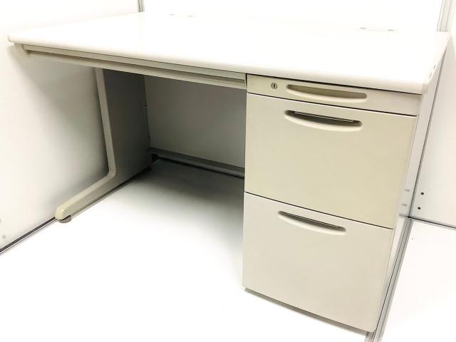 【中古】SD-Vデスクシステム DS13VF MB51 オカムラ（okamura） 片袖机