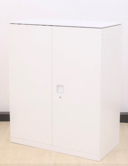 【中古】レクトライン   オカムラ（okamura） ローキャビネット／両開き