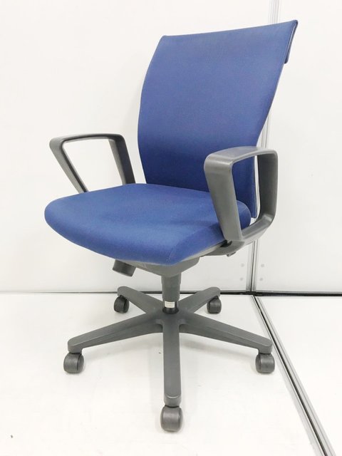 【中古】トレンザ   コクヨ（KOKUYO） 肘付ハイバックチェア