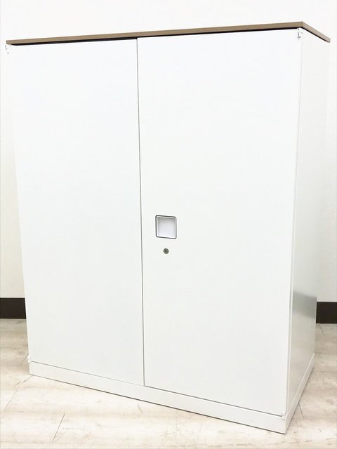 【中古】レクトライン  4B313 ZA75 オカムラ（okamura） ローキャビネット／両開き