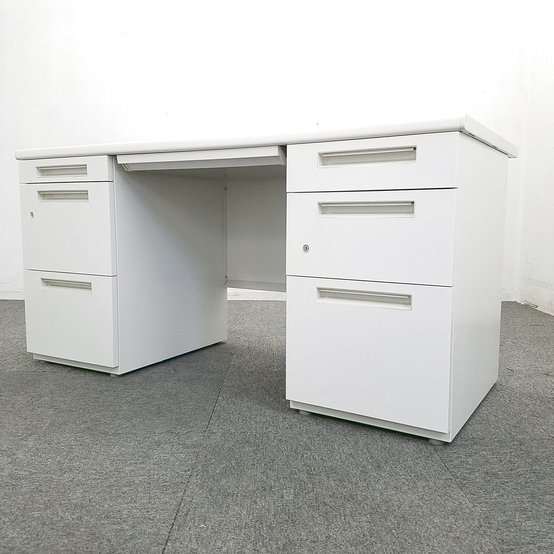 【中古】VDN デスク  252881 イナバ（INABA) 両袖机