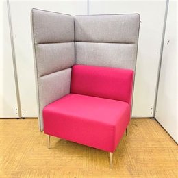 【2台入荷】セットで購入もおススメ！話題のブースソファ　個性的なカラーリング