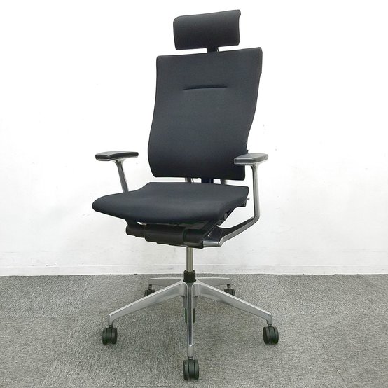 【中古】スピーナ（クロスタイプ）  KE-725GP-Z9T1 イトーキ（ITOKI） 肘付ハイバックチェア