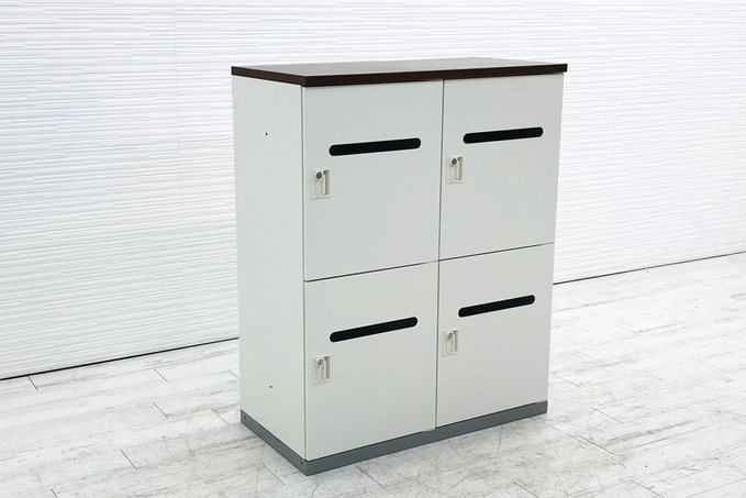 【中古】その他シリーズ  イナバ（INABA) 4人用更衣ロッカー