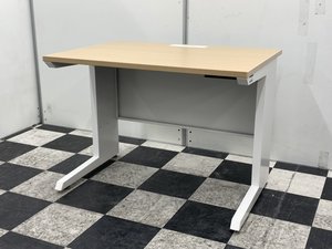 【コンパクト平デスク！】イトーキ/CZR/ファインウォールナット色◆お洒落な木目柄！