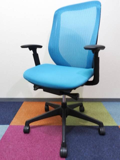 【中古】シルフィー（メッシュ）  C685XR FMR6 オカムラ（okamura） 肘付ハイバックチェア