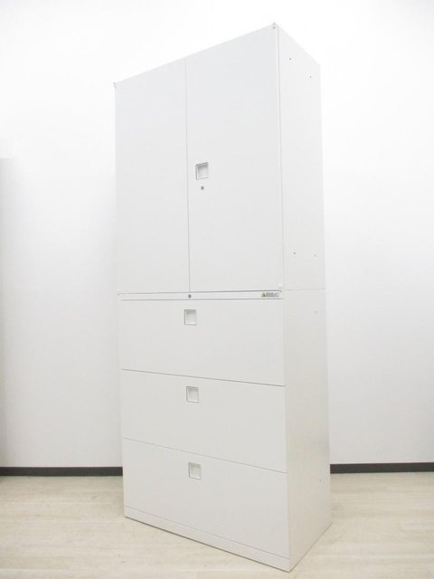 【中古】レクトライン   オカムラ（okamura） ハイキャビネット／その他