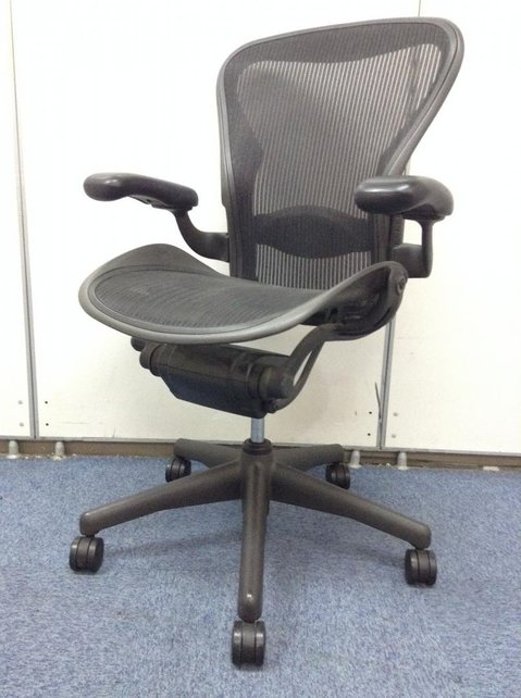 【中古】アーロンチェア   Herman Miller（ハーマンミラー） 肘付ハイバックチェア