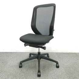 【ロット商品！】オカムラ｜シルフィー｜ブラックカラー｜肘無しハイバックチェア！！【オフィスチェア店】