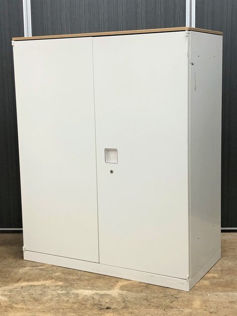 【中古】レクトライン  4B313Y　ZA75 オカムラ（okamura） ローキャビネット／両開き