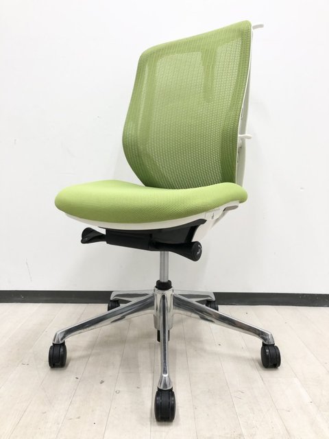 【中古】シルフィー（クッション）   オカムラ（okamura） 肘無ハイバックチェア
