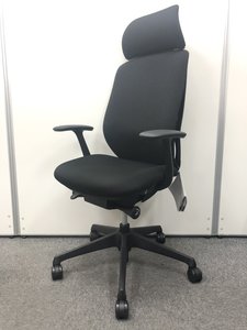 【６月新店オープン記念！！】【前傾サポートの代名詞】オカムラ（okamura）シルフィ（Sylphy）/
ブラック/ハイバック/固定アーム付/ブラックボディ/固定
ヘッドレスト