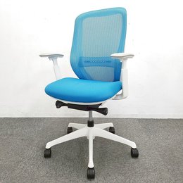 【６月新店オープン記念！！】【テレワークで大人気！】オカムラ（okamura）シルフィ（Sylphy）/ブルーグリーン/ハイバック/アジャストアーム付/ホワイトボディ/ランバーサポート