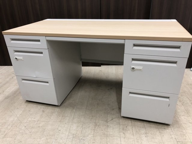 【中古】アドバンス   オカムラ（okamura） 両袖机