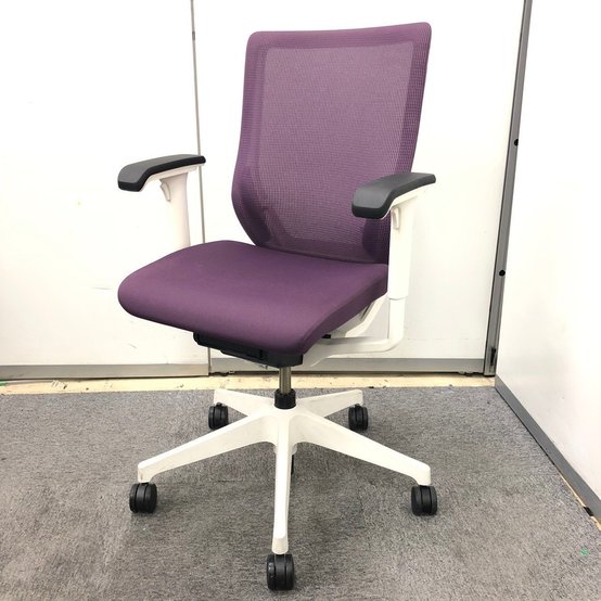 【中古】ミレッザ   イトーキ（ITOKI） 肘付ハイバックチェア