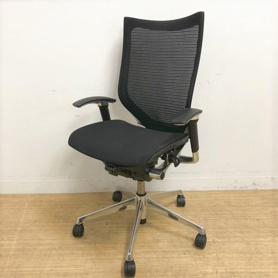 【中古】バロン   オカムラ（okamura） 肘無ハイバックチェア