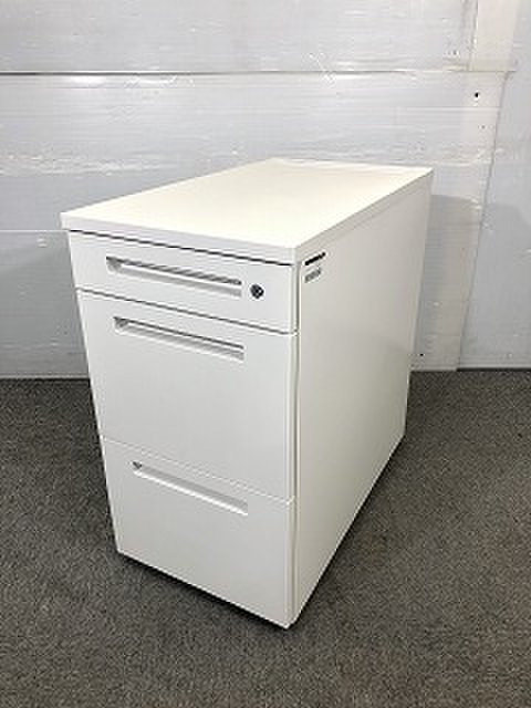 【中古】CZR デスクサイド  CZR-047LCC-9W9 イトーキ（ITOKI） 脇机3段