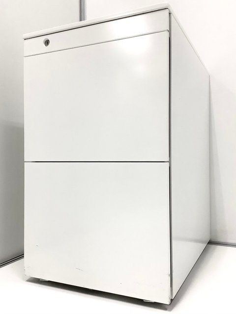 【中古】プロユニット   オカムラ（okamura） ワゴン3段