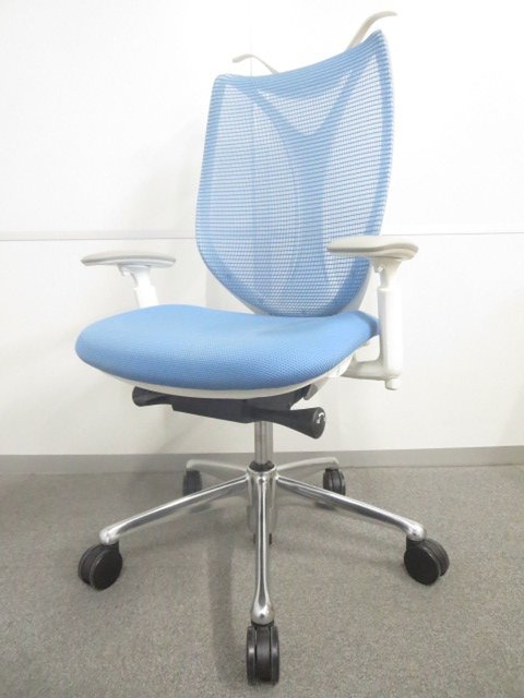 【中古】サブリナ  C854BW-FSY4 オカムラ（okamura） 肘付ハイバックチェア