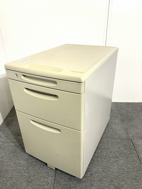 【中古】SDデスクシステム   オカムラ（okamura） ワゴン3段