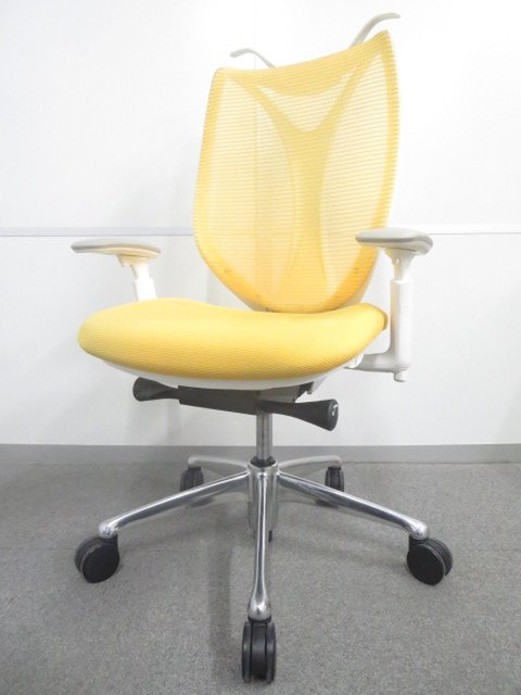 【中古】サブリナ   オカムラ（okamura） 肘付ハイバックチェア