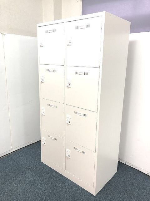 【中古】その他シリーズ SLDW-8W 生興 8人用更衣ロッカー