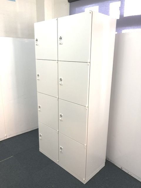 【中古】HSパーソナル  5-821-9722 ウチダ（UCHIDA) 8人用更衣ロッカー