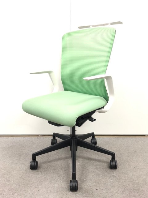 【中古】エルフィ  ELA2-00B ウチダ（UCHIDA) 肘付ハイバックチェア