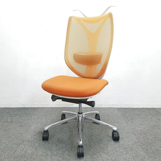 【中古】サブリナ  C834BY FSZ8 オカムラ（okamura） 肘無ハイバックチェア