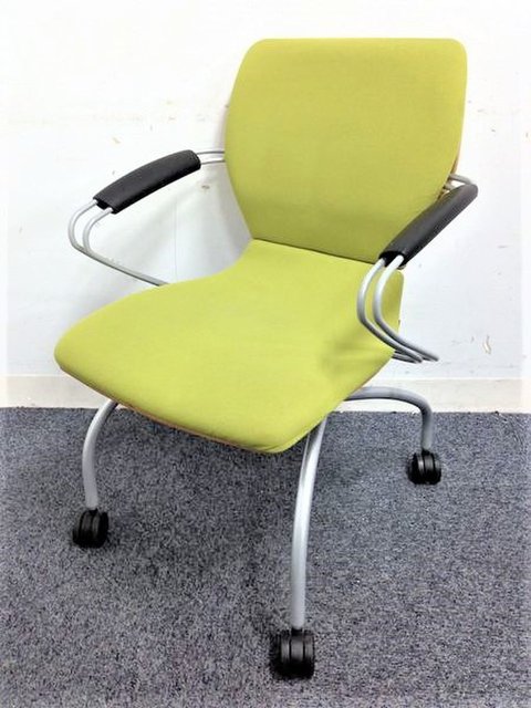 【中古】シンタ   イトーキ（ITOKI） ミーティングチェア