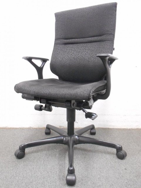 【中古】エルシオ  CR56ME-FM41 オカムラ（okamura） 肘付ハイバックチェア