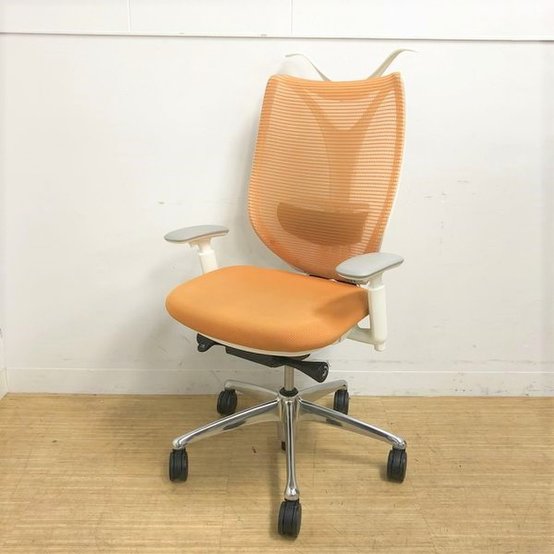 【中古】サブリナ   オカムラ（okamura） 肘付ハイバックチェア