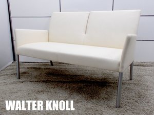 Walter knoll/ワルターノール　本革２Pソファ　高級家具　interoffice