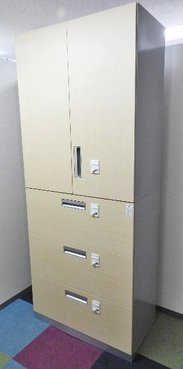 【尼崎店限定価格！！】コクヨ｜ナチュラルカラー｜ダイヤル式｜上下書庫書庫セット【関西在庫数ナンバーワン・尼崎店】