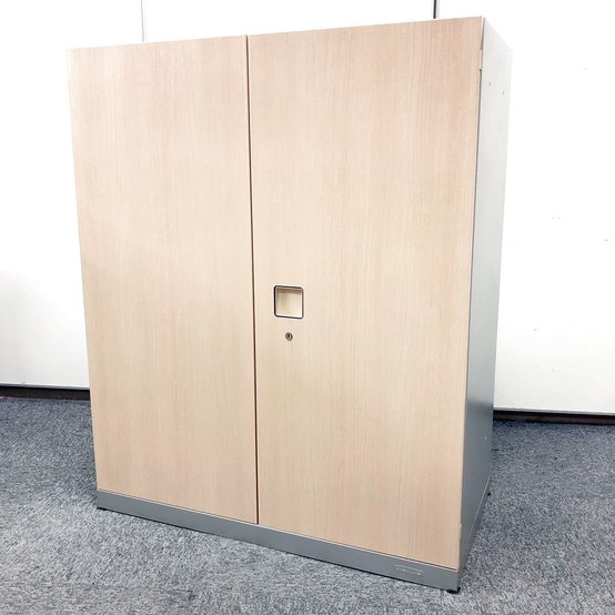 【中古】レクトライン  4B313F-ZB41 オカムラ（okamura） ローキャビネット／両開き