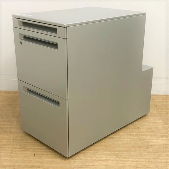 【新古】フィットワゴン・キャビネットシリーズ DNC8CA-Z637 オカムラ（okamura） ワゴン3段