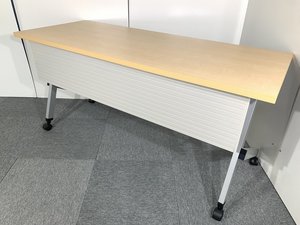 【入荷商品】【人気商品】内田洋行製　サイドスタックテーブル　ナチュラル　W1500　8点入荷！！【国内メーカー】