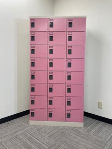 【24人用シューズBOX】【コクヨ】【ピンク】【企業】【収納】【H1790】【入荷中々ないです】