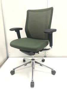 【在庫少し】【人気商品】
オカムラ製　コーラル　グリーンカラーメッシュ　リクライニング調整可能　　　　　　　　【京都・滋賀】